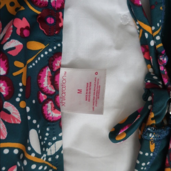 Xhilaration Lace Up Bralette Bikini Top Jade Green - Picture 7 of 11